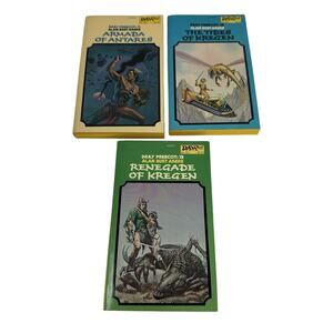 Lot of 3 Dray Prescot of Antares by Alan Burt Akers DAW 1st Print #11-#13